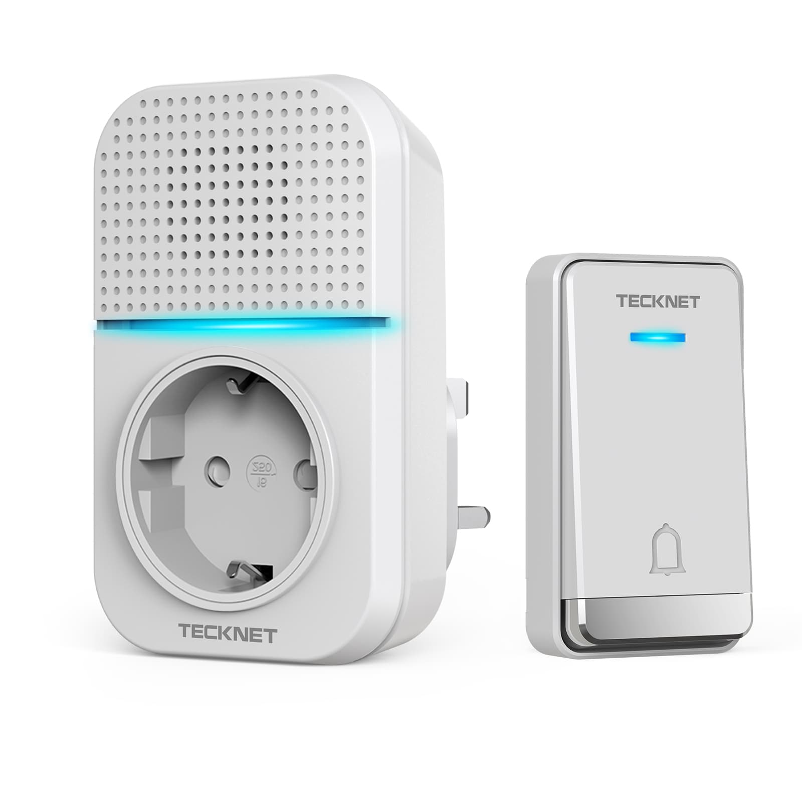 TECKNET Waterproof  No Battery Needed Wireless  Doorbell Chimes