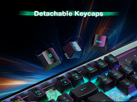 TECKNET Strike 104-Key Keyboard, 25 Anti-Ghosting & 12 Multimedia Keys