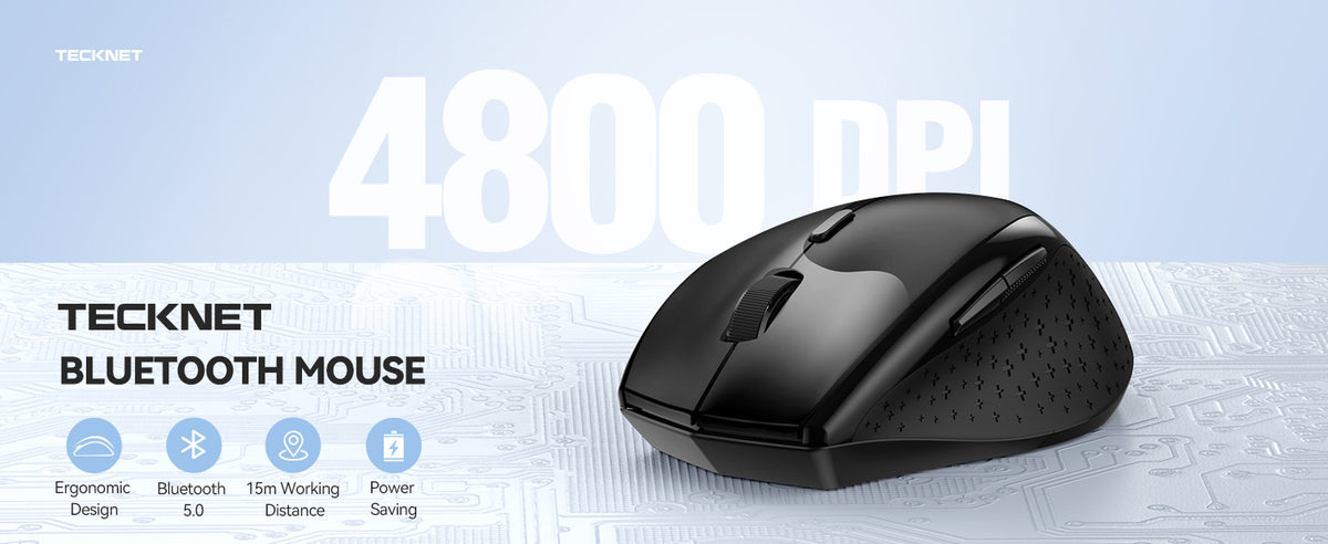 Technet Mouce TECKNET Classic Tri-Mode Wireless Mouse EWM01308