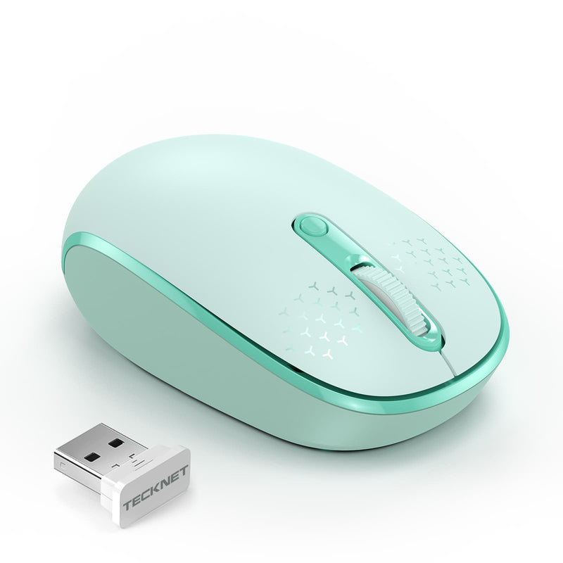  TECKNET Wireless Mouse, USB Cordless Computer Mouse with 8  Buttons, Ergonomic Design, High-Precision 5 Adjustable DPI for  PC/Mac/Laptop : Electronics