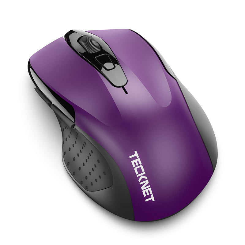 TECKNET Bluetooth Mouse, Wireless Mouse with 6 Buttons, 5 Adjustable DPI  Levels, 24 Month Battery Life, Ergonomic Computer Mouse for Laptop,  Computer