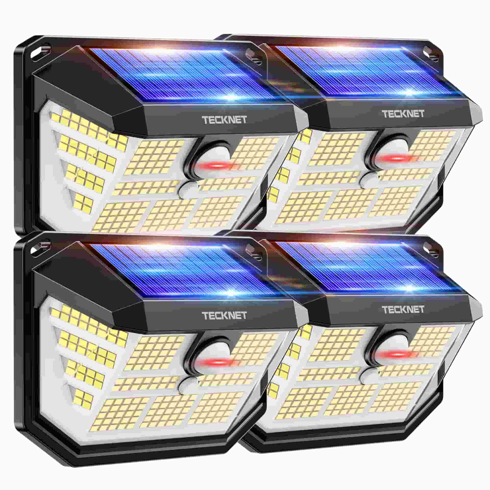 TECKNET Outdoor Waterproof Solar Light With 231 LED