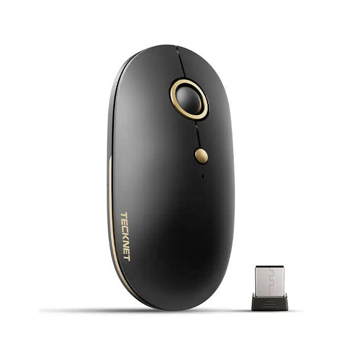 TECKNET 2.4G BT5.0/3.0 3200 DPI Silent Mouse