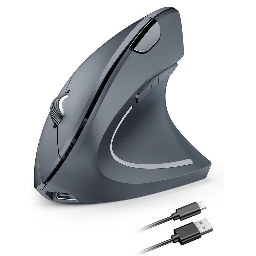 Technet Mouse With Wire TECKNET Ergonomic Mouse, Wireless Vertical Mouse, 5 Adjustable DPI Lev