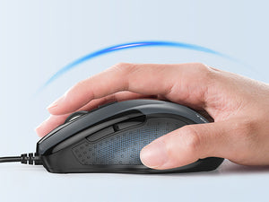 TECKNET Classic 4-level DPI Wired Ergonomic Mouse UM013