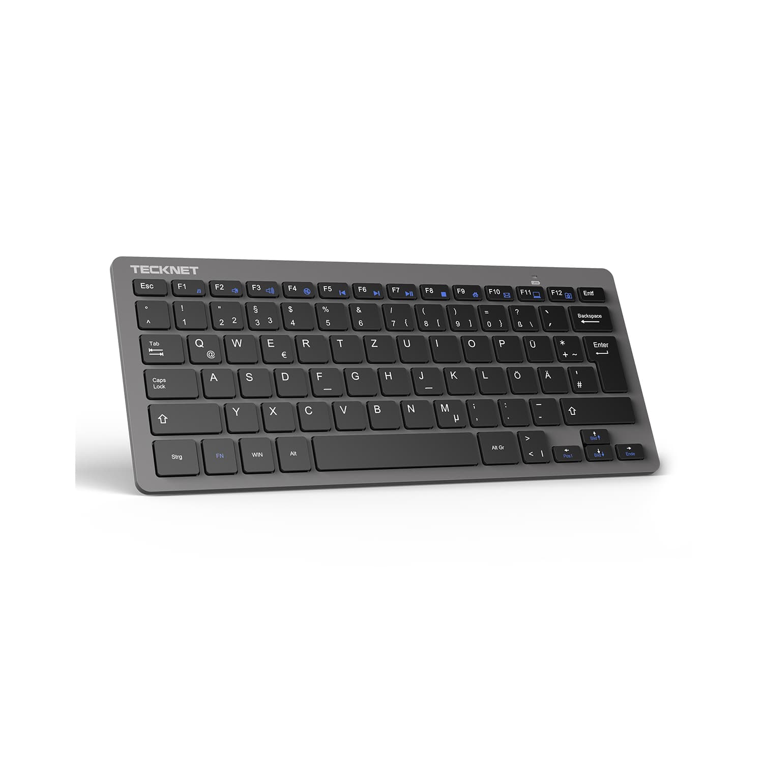 TECKNET 2.4G Slim Silent Wireless Keyboard