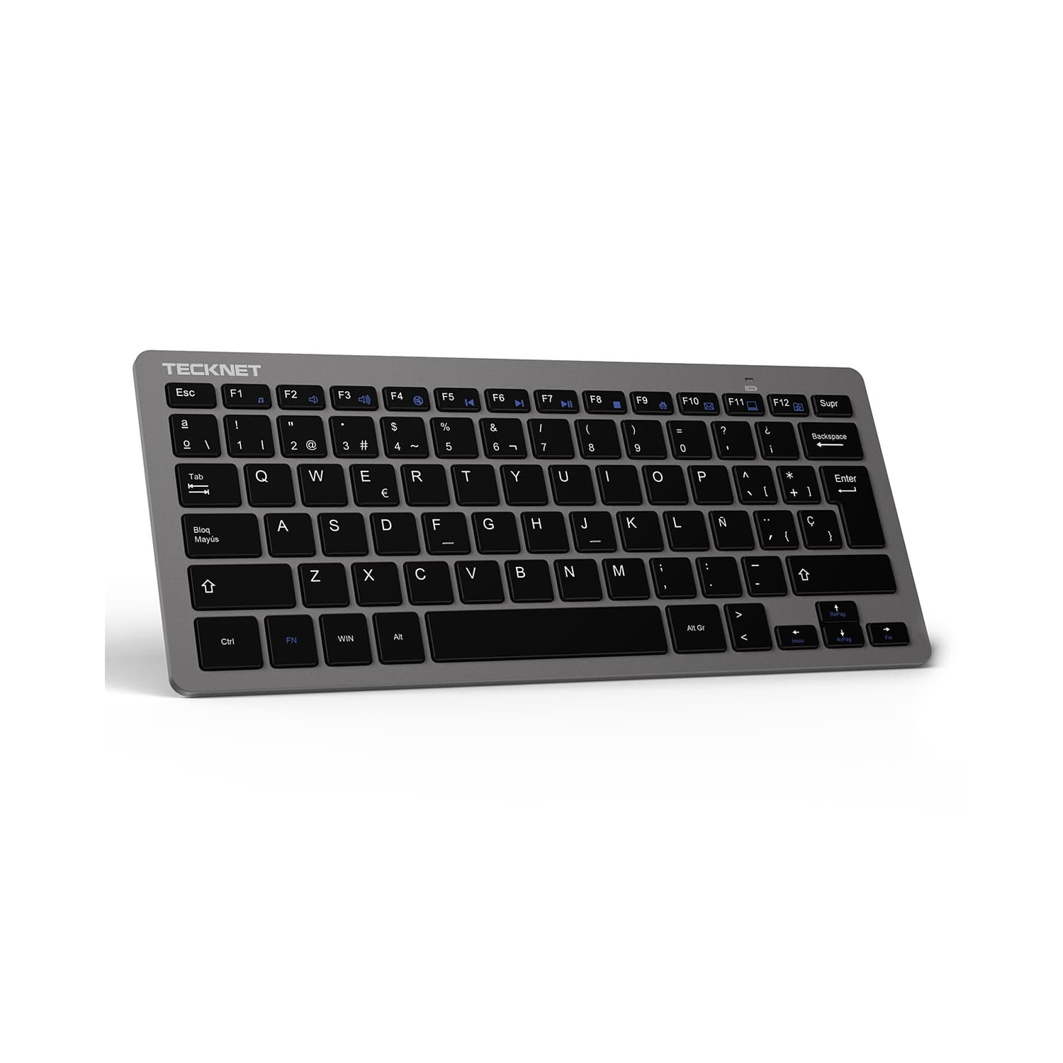 TECKNET 2.4G Slim Silent Wireless Keyboard