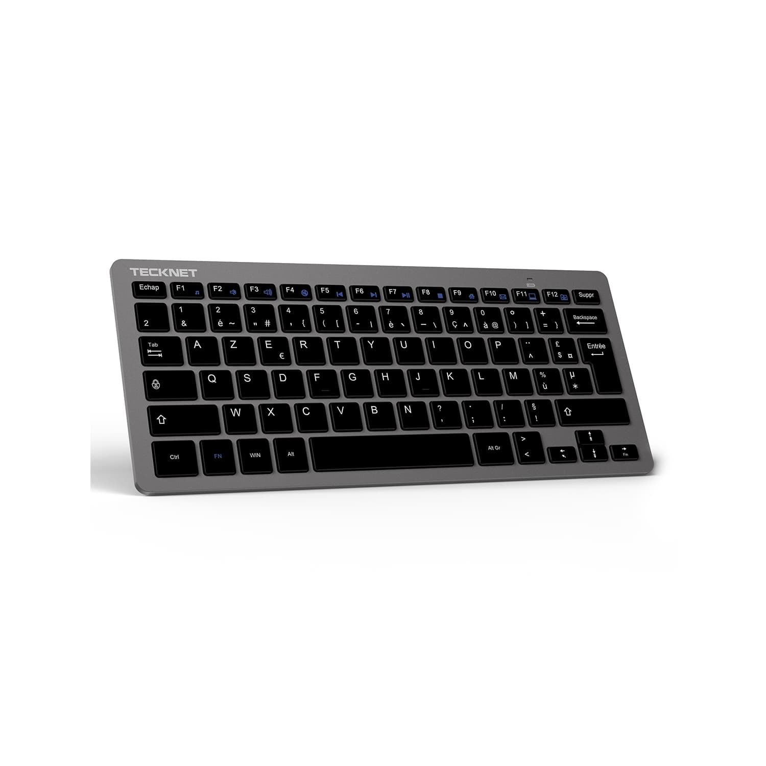 TECKNET 2.4G Slim Silent Wireless Keyboard