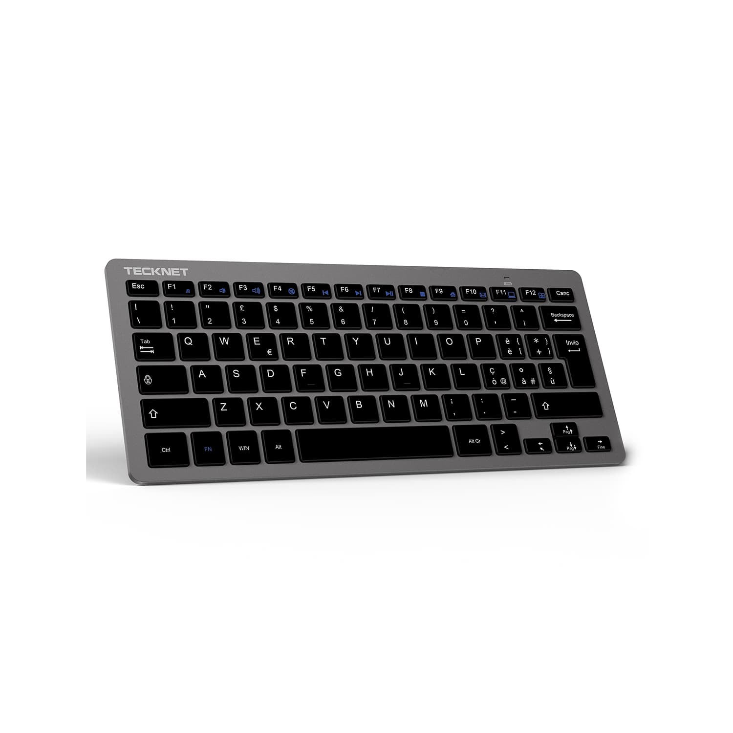 TECKNET 2.4G Slim Silent Wireless Keyboard