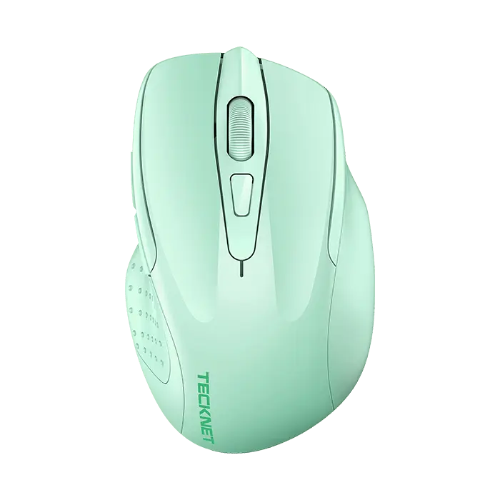 TECKNET Wireless Mouse Rechargeable 4800 DPI Silent Mouse 8 Buttons Bluetooth Mouse