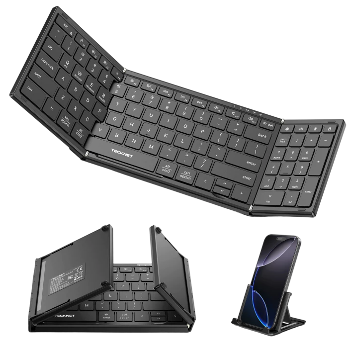 TECKNET Foldable Keyboard & Mouse Combo (Dual Mode)，TK-KB035