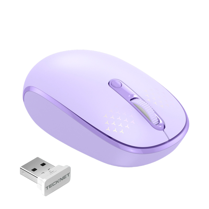 TECKNET Classic 2.4G Wireless Silent Ergonomic Mouse MS006