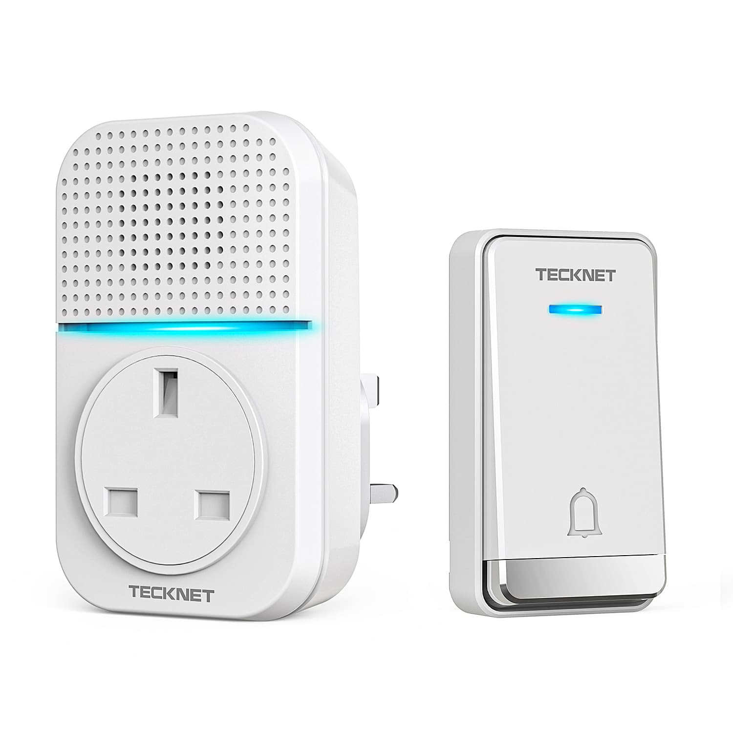 TECKNET Waterproof  No Battery Needed Wireless  Doorbell Chimes