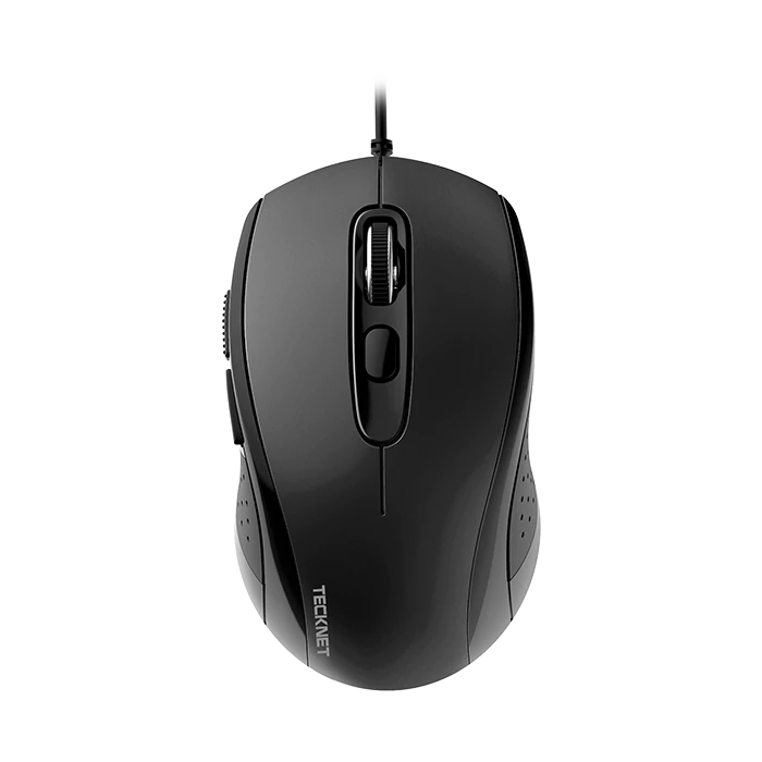 TECKNET Ergonomic 3600 DPI USB Wired Mouse