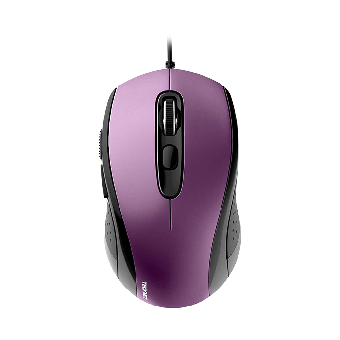 TECKNET Ergonomic 3600 DPI USB Wired Mouse