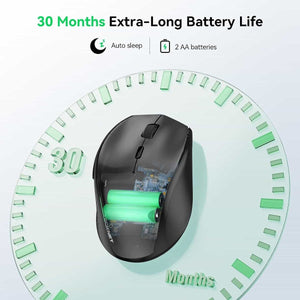 TECKNETTECKNET 2.4G Wireless Mouse 6 - Level 4800 DPI - [Color/Material] [Main Feature] for [Target Device/Scenario]