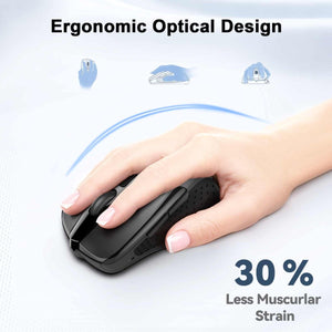 TECKNETTECKNET 2.4G Wireless Silent Mouse 4000 DPI - [Color/Material] [Main Feature] for [Target Device/Scenario]