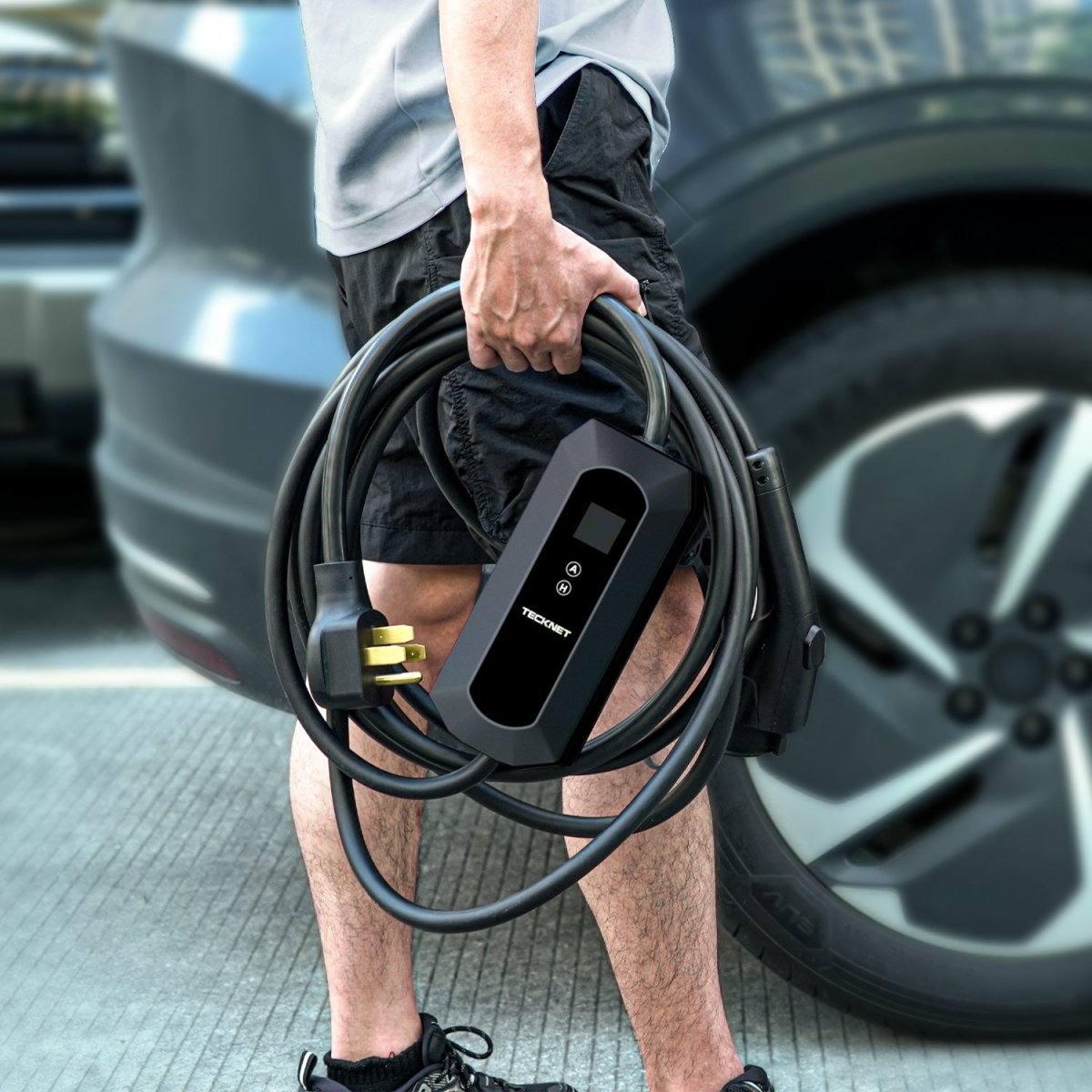 TECKNETTecknet 32A Level 2 Portable EV Charger - [Color/Material] [Main Feature] for [Target Device/Scenario]