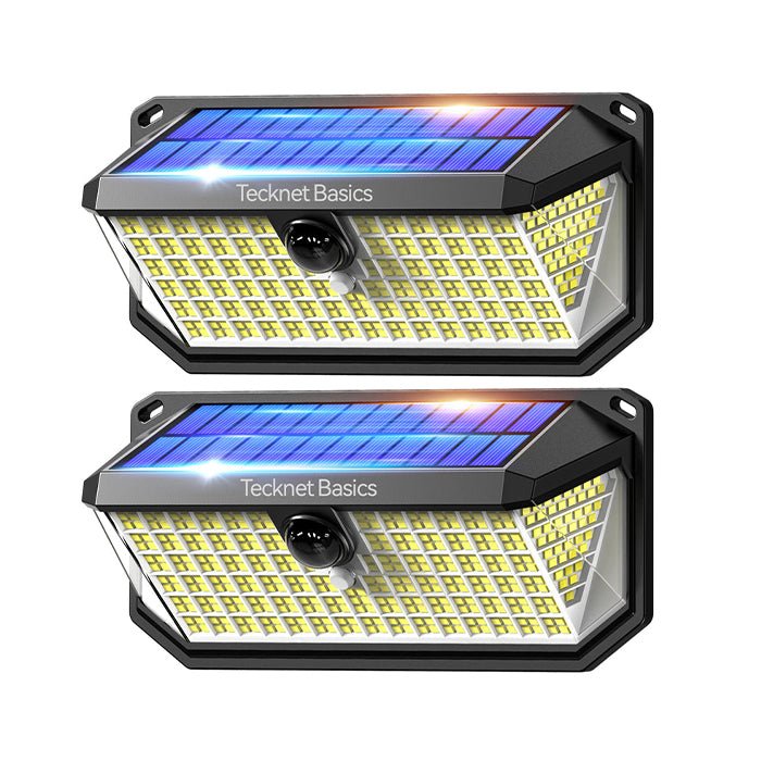 TECKNETTECKNET 4200Lm 416 LED Solar Lights Outdoor Waterproof - [Color/Material] [Main Feature] for [Target Device/Scenario]
