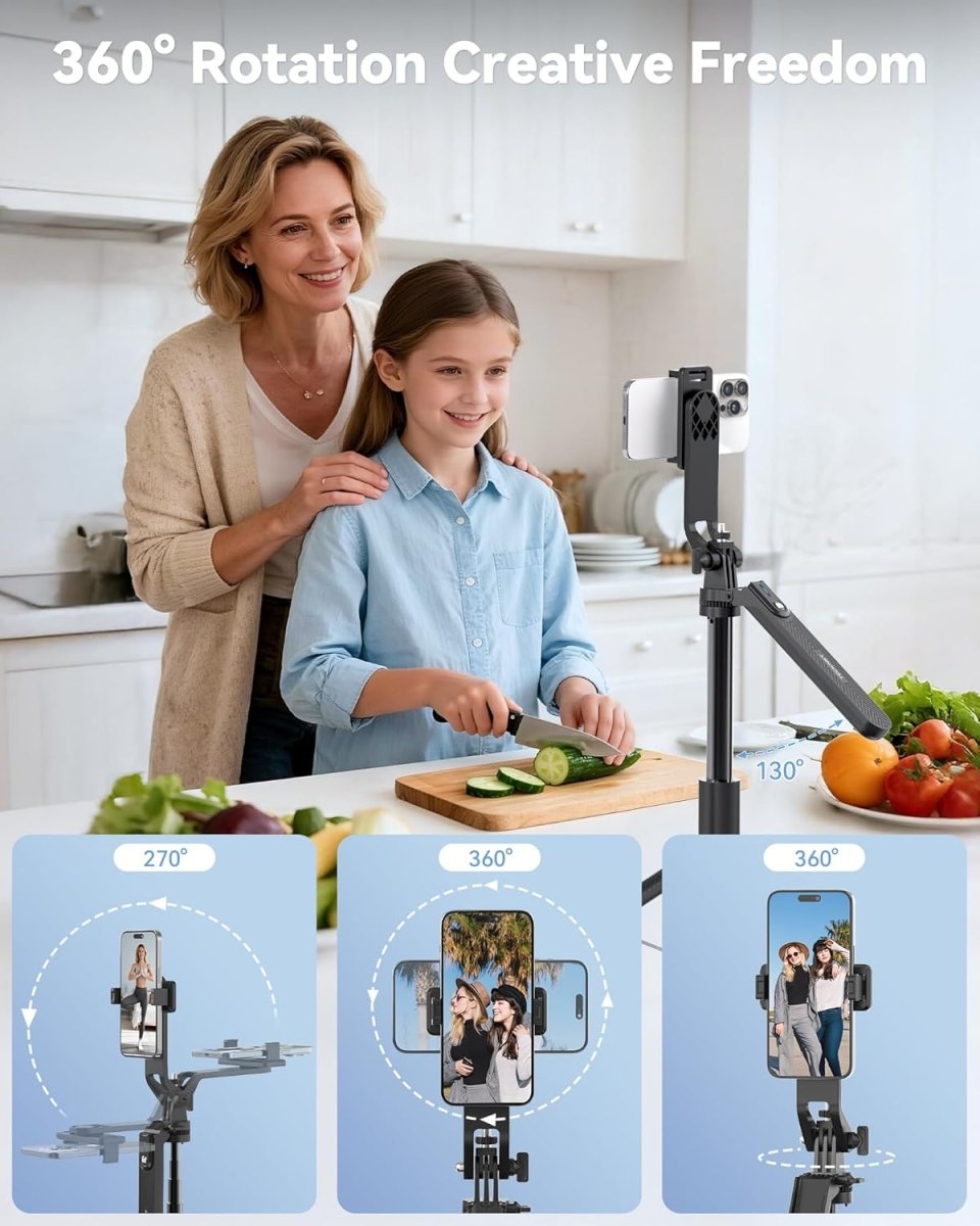 TECKNETTECKNET 71" Phone Tripod & Selfie Stick - [Color/Material] [Main Feature] for [Target Device/Scenario]