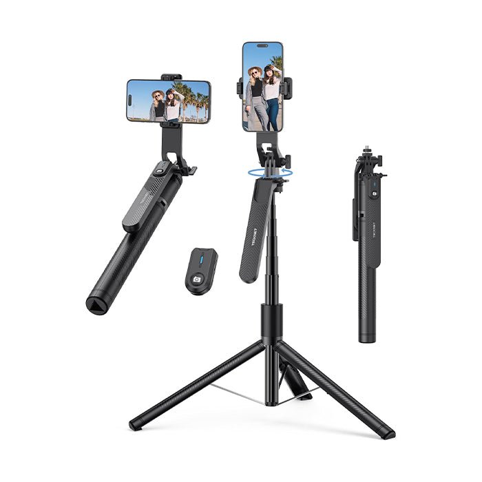 TECKNETTECKNET 71" Phone Tripod & Selfie Stick - [Color/Material] [Main Feature] for [Target Device/Scenario]