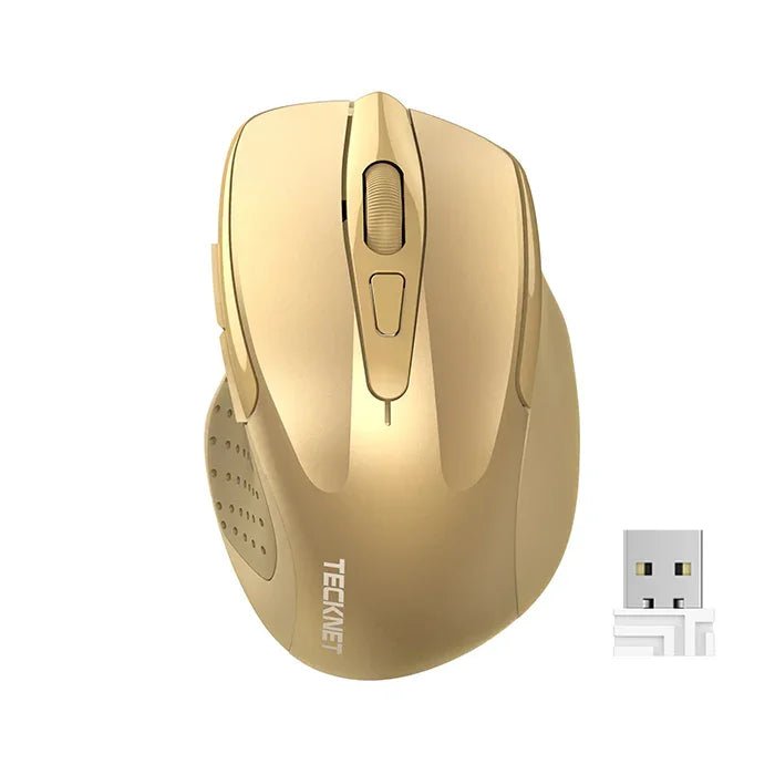 TECKNETTECKNET Battery Powered 2.4G 2600 DPI Wireless Mouse - [Color/Material] [Main Feature] for [Target Device/Scenario]