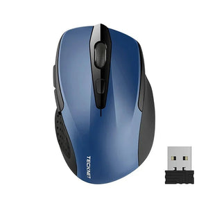 TECKNETTECKNET Battery Powered 2.4G 2600 DPI Wireless Mouse - [Color/Material] [Main Feature] for [Target Device/Scenario]