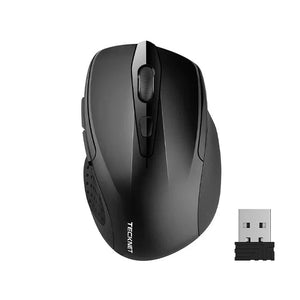 TECKNETTECKNET Battery Powered 2.4G 2600 DPI Wireless Mouse - [Color/Material] [Main Feature] for [Target Device/Scenario]