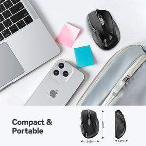 TECKNETTECKNET Battery Powered 2.4G 2600 DPI Wireless Mouse - [Color/Material] [Main Feature] for [Target Device/Scenario]