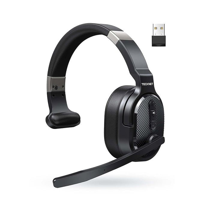 TECKNETTECKNET Bluetooth Headset With ENC Dongle - [Color/Material] [Main Feature] for [Target Device/Scenario]