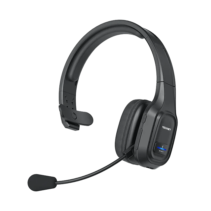 TECKNETTECKNET Bluetooth Headset With Mic Noise Canceling - [Color/Material] [Main Feature] for [Target Device/Scenario]