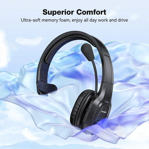 TECKNETTECKNET Bluetooth Headset With Mic Noise Canceling - [Color/Material] [Main Feature] for [Target Device/Scenario]