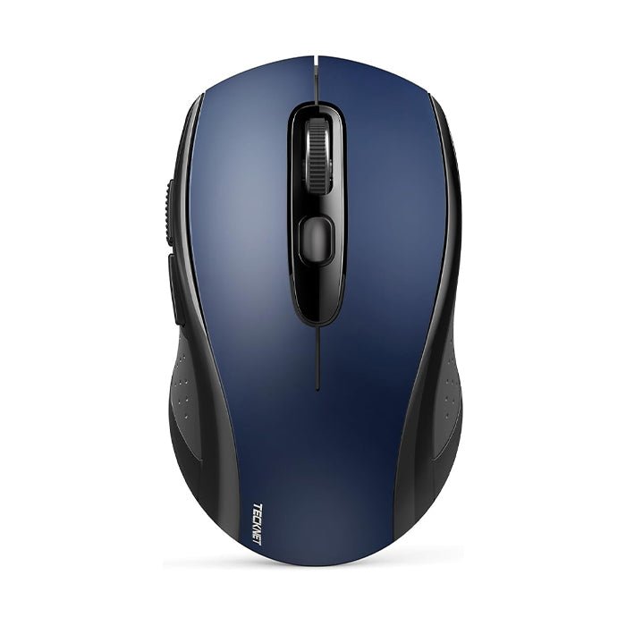 TECKNETTECKNET Bluetooth Mouse, 4000DPI Wireless Mice for Laptop 2 - in - 1(BT 5.0/3.0+2.4Ghz) Computer Mouse with USB Receiver for Mac (USB - A+Bluetooth, Blue) - [Color/Material] [Main Feature] for [Target Device/Scenario]