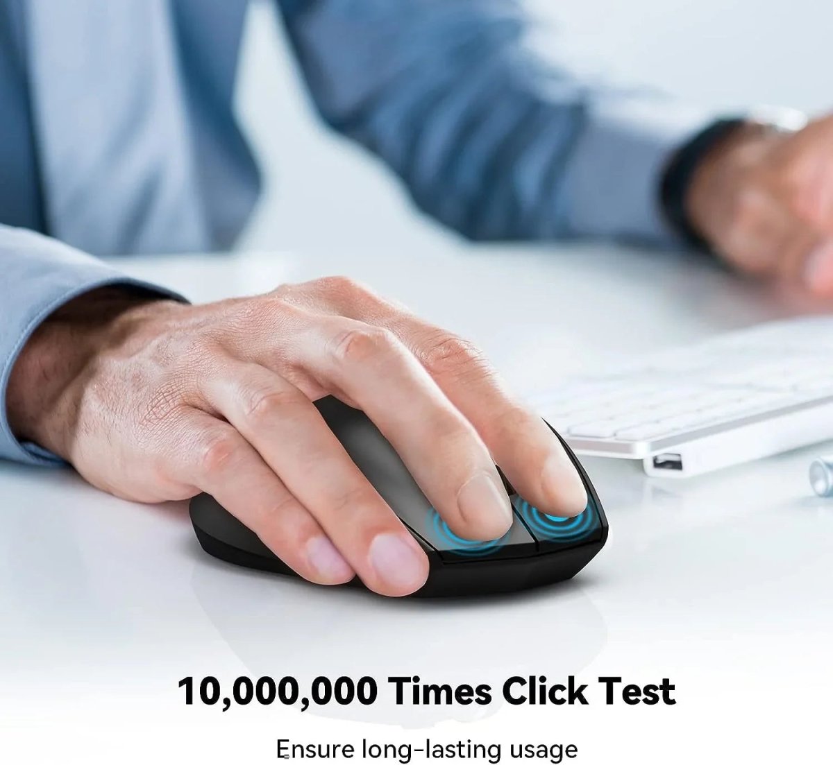TECKNETTECKNET Bluetooth Wireless Mouse 4800 DPI - [Color/Material] [Main Feature] for [Target Device/Scenario]