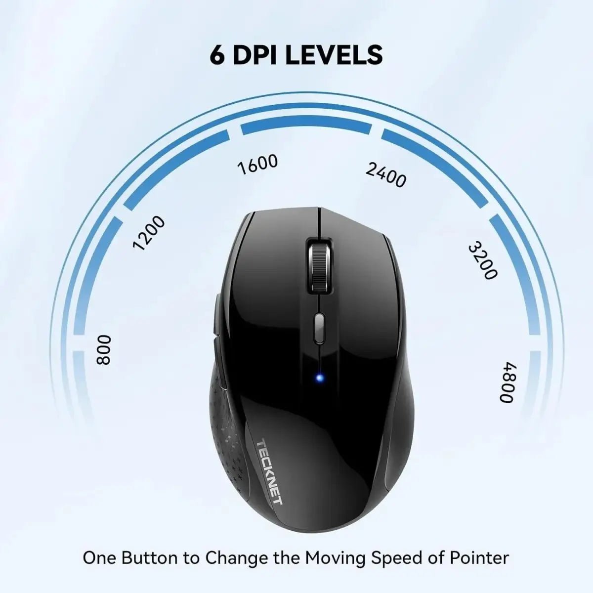 TECKNETTECKNET Bluetooth Wireless Mouse 4800 DPI