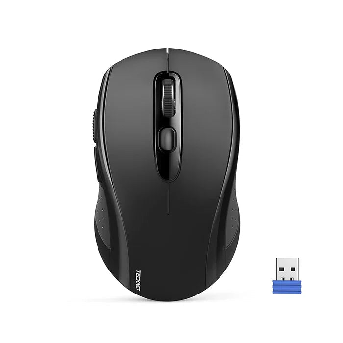 TECKNETTECKNET BT 5.0 2.4G 4000DPI Wireless Optical Mouse - [Color/Material] [Main Feature] for [Target Device/Scenario]