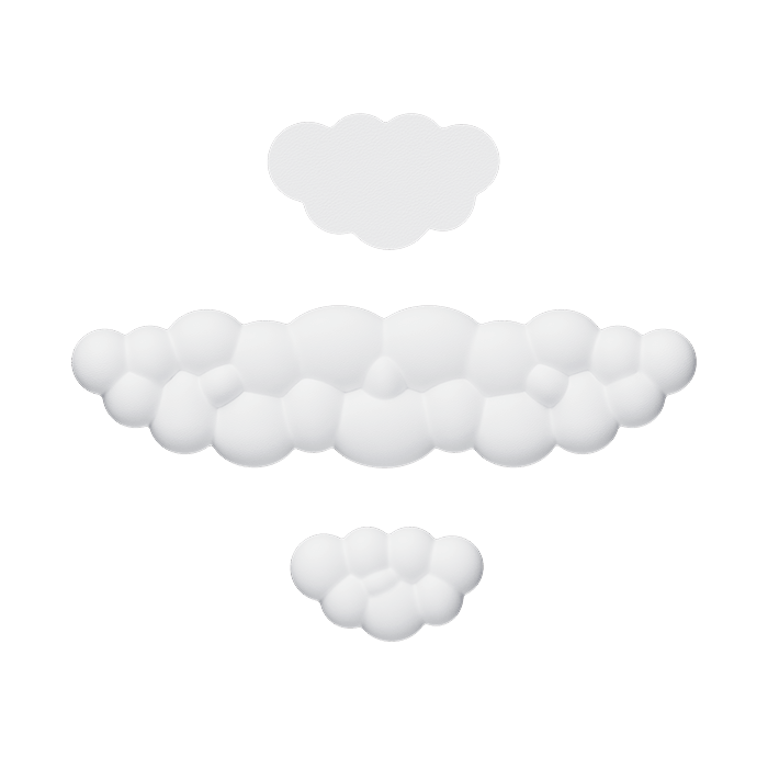 TECKNETTECKNET Cloud Keyboard Wrist Rest Set, Cloud Wrist Rest with Non - Slip Base - [Color/Material] [Main Feature] for [Target Device/Scenario]