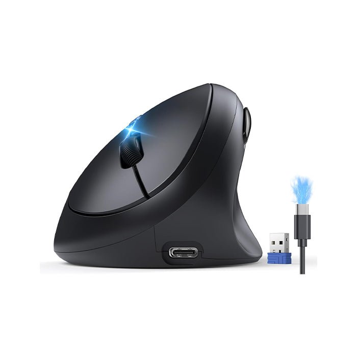 TECKNETTECKNET Ergonomic Mouse, Bluetooth Wireless Vertical Mouse, Rechargeable Battery, Quiet Clicks, 4800 DPI Adjustable - [Color/Material] [Main Feature] for [Target Device/Scenario]