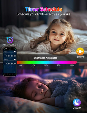 TECKNETTECKNET Hexagon LED Lights,8 Pack RGB Gaming Hex Wall Light Panels Sync to Music,Smart Lights with APP & Remote & Wired Control - [Color/Material] [Main Feature] for [Target Device/Scenario]