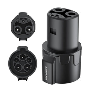 TECKNETTECKNET J1772 to Tesla Charger Adapter, Max 80A 240V AC Fast Charging - [Color/Material] [Main Feature] for [Target Device/Scenario]