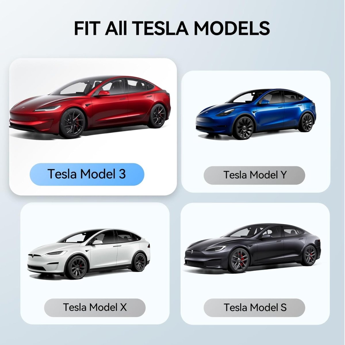 TECKNETTECKNET J1772 to Tesla Charger Adapter, Max 80A 240V AC Fast Charging - [Color/Material] [Main Feature] for [Target Device/Scenario]