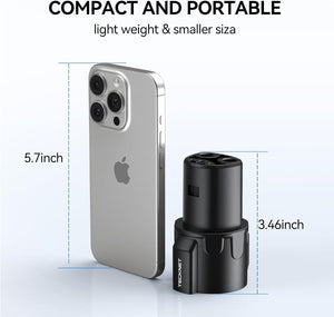 TECKNETTECKNET J1772 to Tesla Charger Adapter, Max 80A 240V AC Fast Charging - [Color/Material] [Main Feature] for [Target Device/Scenario]