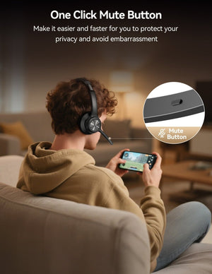 TECKNETTECKNET Multi - Scenario Single - Ear Wireless Headset with Mic - [Color/Material] [Main Feature] for [Target Device/Scenario]