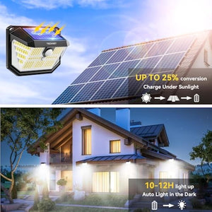 TECKNETTECKNET Outdoor Waterproof Solar Light With 231 LED - [Color/Material] [Main Feature] for [Target Device/Scenario]