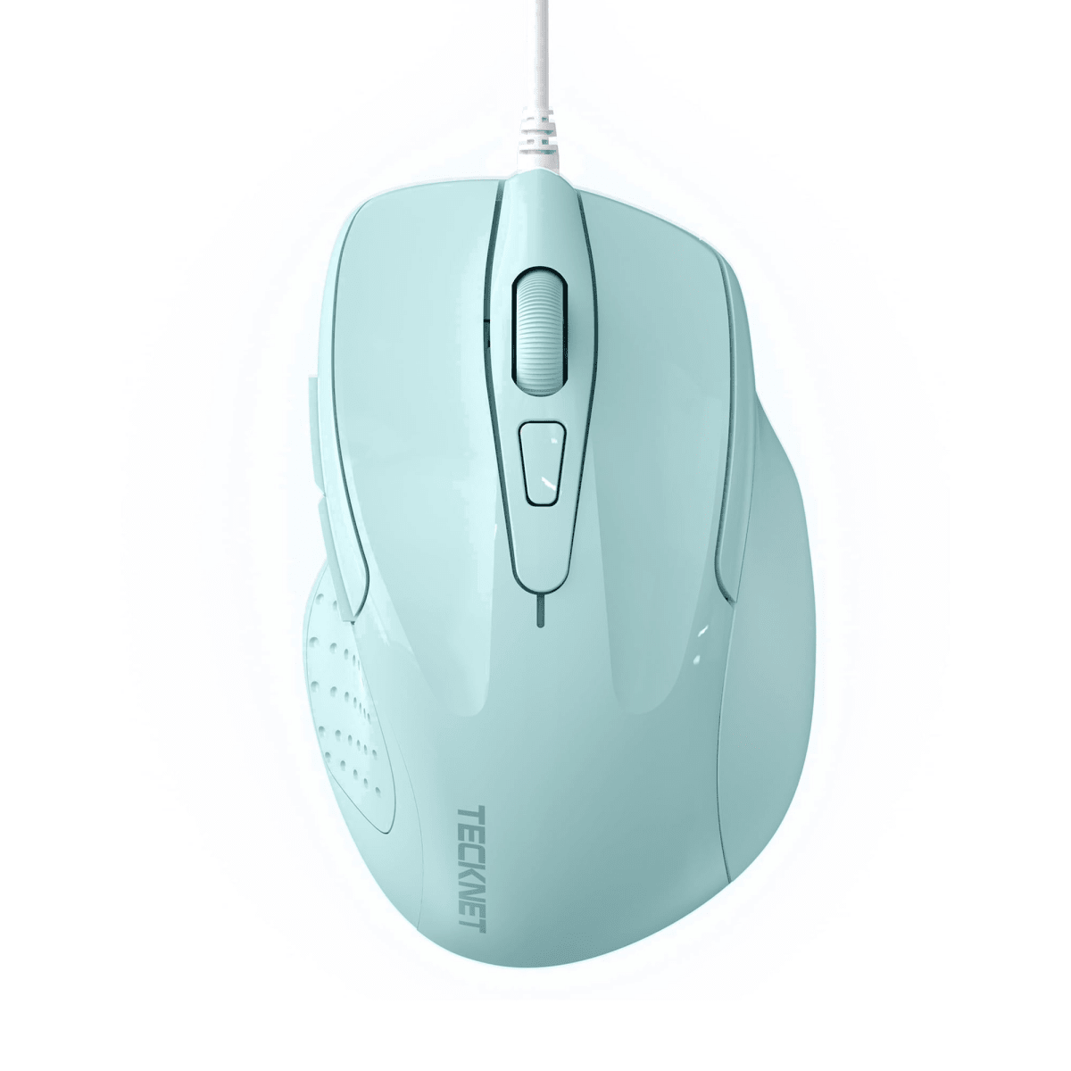 TECKNETTECKNET PRO Mouse con Filo, 6400DPI Mouse Ottico con USB Cablato, 6 Pulsanti, Cavo USB 1.5M, Mouse per Computer o Laptop - Grigio - [Color/Material] [Main Feature] for [Target Device/Scenario]