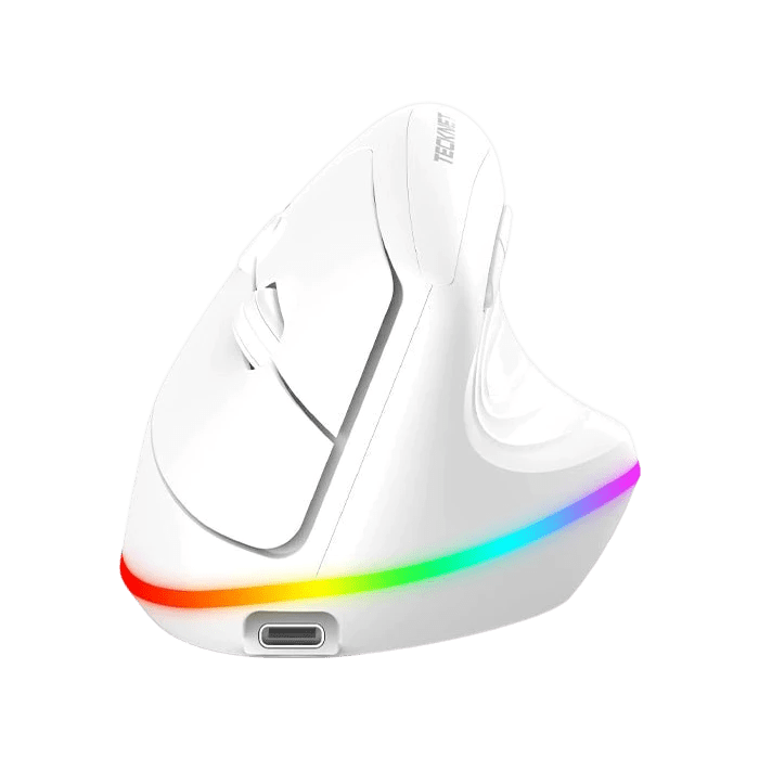 TECKNETTECKNET RGB Wireless Ergonomic Mouse Rechargeable