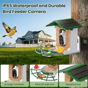 TECKNETTECKNET Smart Bird Feeder with Camera - [Color/Material] [Main Feature] for [Target Device/Scenario]