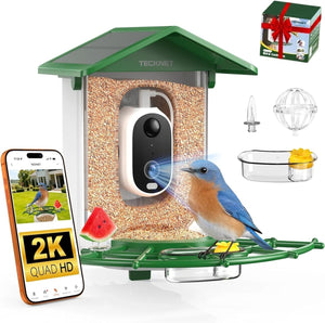 TECKNETTECKNET Smart Bird Feeder with Camera - [Color/Material] [Main Feature] for [Target Device/Scenario]