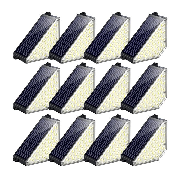 TECKNETTECKNET Solar Step Lights for Outside, 2 Modes Brightness Adjustable - [Color/Material] [Main Feature] for [Target Device/Scenario]