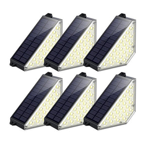 TECKNETTECKNET Solar Step Lights for Outside, 2 Modes Brightness Adjustable - [Color/Material] [Main Feature] for [Target Device/Scenario]